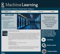 R Machine Learning site